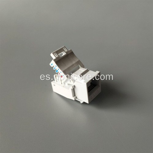 Conector Keystone RJ45 UTP CAT6 sin herramientas